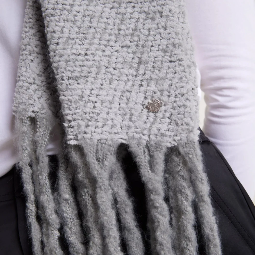 CALIA Boucle Fringe Scarf